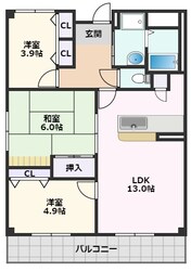 コジープレースの物件間取画像